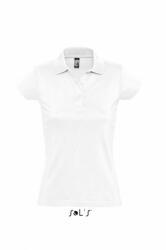 SOL'S Női galléros póló SOL'S SO11376 Sol'S prescott Women - polo Shirt -S, White
