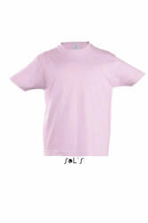 SOL'S Gyerek póló SOL'S SO11770 Sol'S Imperial Kids - Round neck T-Shirt -10A, Medium Pink