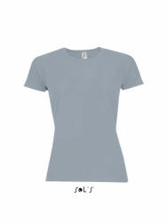 SOL'S Női póló SOL'S SO01159 Sol'S Sporty Women - Raglan-Sleeved T-Shirt -XL, Pure Grey