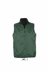 SOL'S Uniszex mellény SOL'S SO44001 Sol'S Winner - Contrasted Reversible Bodywarmer -2XL, Forest Green