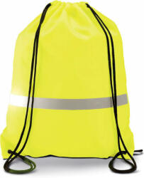 Kimood Uniszex hátizsák Kimood KI0109 Drawstring Backpack -Egy méret, Fluorescent Yellow