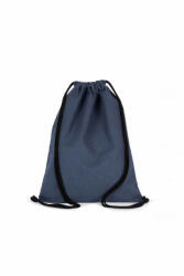 Kimood Uniszex hátizsák Kimood KI5102 Small Recycled Backpack With Drawstring -Egy méret, Horizon Blue