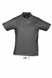 SOL'S Férfi galléros póló SOL'S SO11377 Sol'S prescott Men - polo Shirt -S, Dark Grey