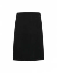 Premier Uniszex, női, férfi kötény, szakács, pincér Premier PR131 Calibre' Heavy Cotton Canvas Waist Apron -Egy méret, Black