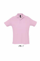 SOL'S Férfi galléros póló SOL'S SO11342 Sol'S Summer Ii - Men'S polo Shirt -M, Pink