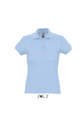 SOL'S Női galléros póló SOL'S SO11338 Sol'S passion - Women'S polo Shirt -2XL, Sky Blue