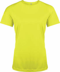 Proact Női póló Proact PA439 Ladies' Short-Sleeved Sports T-Shirt -XS, Fluorescent Yellow