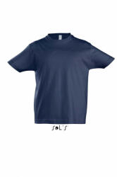 SOL'S Gyerek póló SOL'S SO11770 Sol'S Imperial Kids - Round neck T-Shirt -6A, French Navy