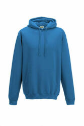 Just Hoods Uniszex kapucnis pulóver Just Hoods AWJH001 College Hoodie -XS, Tropical Blue