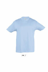 SOL'S Gyerek póló SOL'S SO11970 Sol'S Regent Kids - Round neck T-Shirt -10A, Sky Blue