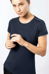 Designed To Work Női póló Designed To Work WK3021 Rövid Ujjú Daytoday póló -XS, Black/Orange