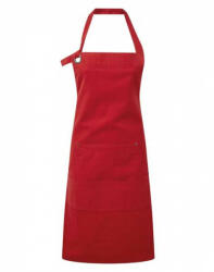 Premier Női kötény Premier PR137 Calibre' Heavy Cotton Canvas pocket Apron -Egy méret, Red