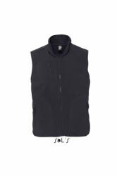 SOL'S Uniszex SOL'S SO51000 Sol'S norway - Sleeveless Fleece Cardigan -L, Charcoal Grey