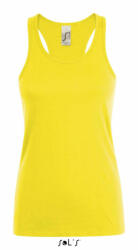 SOL'S Női trikó SOL'S SO01826 Sol'S Justin Women - Racerback Trikó -S, Lemon