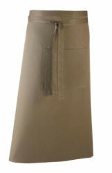 Premier Uniszex, női, férfi zsebes kötény, szakács, pincér Premier PR158 Colours Collection’ Bar Apron With pocket -Egy méret, Sage