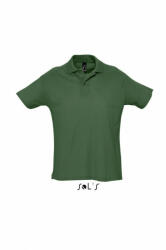 SOL'S Férfi galléros póló SOL'S SO11342 Sol'S Summer Ii - Men'S polo Shirt -L, Golf Green