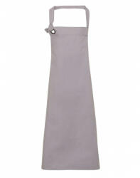 Premier Uniszex, női, férfi kötény, szakács, pincér Premier PR130 Calibre' Heavy Cotton Canvas Bib Apron -Egy méret, Silver