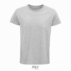 SOL'S Férfi póló SOL'S SO03582 Sol'S Crusader Men - Round-neck Fitted Jersey T-Shirt -M, Grey Melange