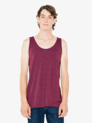 American Apparel Uniszex trikó American Apparel AATR408 Tri-Blend Trikó -S, Tri-Cranberry