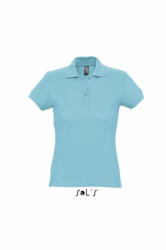 SOL'S Női galléros póló SOL'S SO11338 Sol'S passion - Women'S polo Shirt -L, Atoll Blue