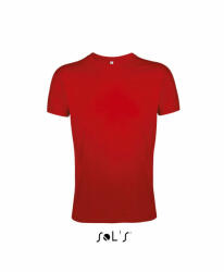 SOL'S Férfi póló SOL'S SO00553 Sol'S Regent Fit - Környakú Testhezálló póló -2XL, Red