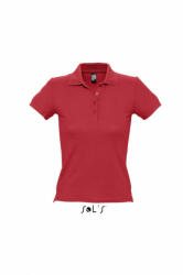 SOL'S Női galléros póló SOL'S SO11310 Sol'S people - Women'S polo Shirt -XL, Red