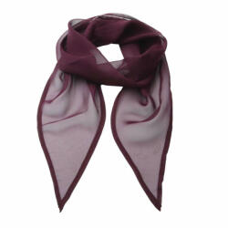 Premier Női sál Premier PR740 Colours Collection' plain Chiffon Scarf -Egy méret, Aubergine