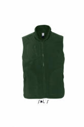 SOL'S Uniszex SOL'S SO51000 Sol'S norway - Sleeveless Fleece Cardigan -M, Fir Green