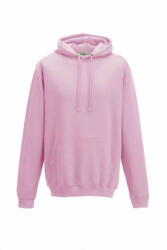 Just Hoods Uniszex kapucnis pulóver Just Hoods AWJH001 College Hoodie -M, Baby Pink
