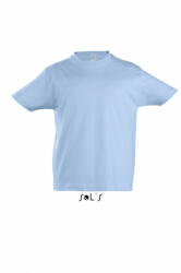 SOL'S Gyerek póló SOL'S SO11770 Sol'S Imperial Kids - Round neck T-Shirt -8A, Sky Blue