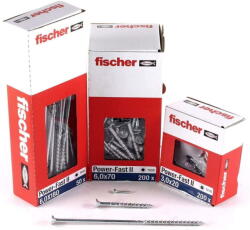 Fischer chipboard screw Power-Fast II 6.0x260 countersunk (25 pieces, partial thread, galvanized) (670470) - 24mag