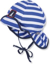 Sterntaler Pălărie de vară pentru bebeluși cu protecție UV 50+ Sterntaler - 43 cm, 5-6 luni, albastră-albă (1501725-377)