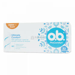 O. B o. b. ProComfort Super tampon 32 db - kalmia