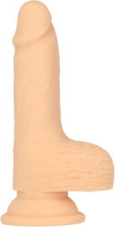 Naked Addiction 6.5" Thrusting Dong with Remote Vanilla Vibrator