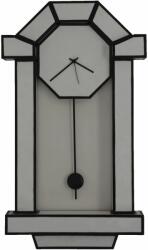 Seletti Ceas de perete CUT 'N PASTE, 71 cm, alb-negru, Seletti