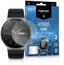 MyScreen Protector Huawei Watch GT 2 Pro rugalmas üveg képernyővédő fólia - MyScreen Protector Hybrid Glass - 2 db/csomag - transparent (LA-1873) (LA-1873)