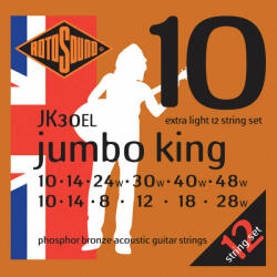 Rotosound JK30EL Jumbo King Set de corzi pentru chitară acustică (JK30EL)