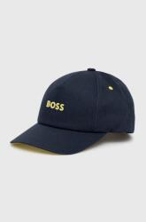 Boss Orange BOSS șapcă din bumbac Boss Casual culoarea albastru marin, cu imprimeu PPYY-CAM0A7_59A