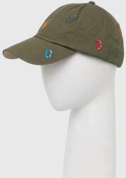 Ralph Lauren șapcă de baseball din bumbac culoarea verde, cu imprimeu PPYX-CAM022_77X