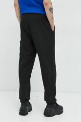 Tommy Jeans pantaloni de trening din bumbac barbati, culoarea negru, neted PPYX-SPM02B_99X
