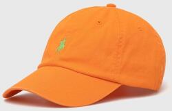 Ralph Lauren șapcă de baseball din bumbac culoarea portocaliu, cu imprimeu 710667709 PPYX-CAM020_22X