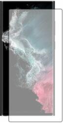 Üvegfólia Samsung Galaxy S23 Ultra - 0, 15 mm flexibilis fólia, 3D fekete kerettel (az íves részre is ráhajlik)