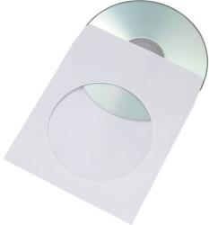 Bluering Boríték TCD öntapadó körablakos cd papírtok 125x125mm 1000 db Bluering fehér (28424)
