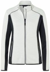 James & Nicholson (Daiber) Női fleece sztreccs pulóver JN783 - Off-white / sötétszürke | XL (1-JN783-1771349)