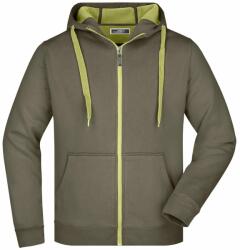 James & Nicholson (Daiber) Férfi kétszínű felső JN355 - Olív / limezöld | XL (1-JN355-100063)