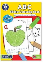 Orchard Toys Carte de colorat cu activitati in limba engleza si abtibilduri ABC (ORCB02) - piciolino Carte de colorat