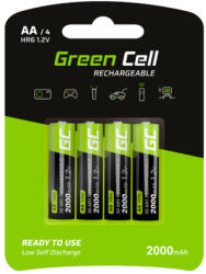 Green Cell Green Cell 4x AA HR6 2000mAh tölthető elem akkumulátor (GR02)