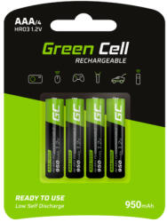 Green Cell Green Cell 4x AAA HR03 950mAh tölthető elem akkumulátor (GR03)
