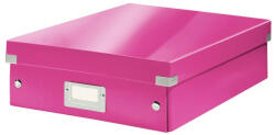 Leitz Tároló doboz LEITZ Click&Store rendszerező M méret rózsaszín (60580023)