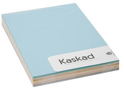 Kaskad Dekorációs karton KASKAD A/4 225 gr pasztell vegyes színek 10x10 ív/csomag (622901)